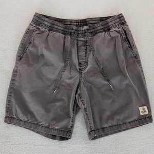 VANS Men's Elastic Waist Shorts - Charcoal Gray - Size M